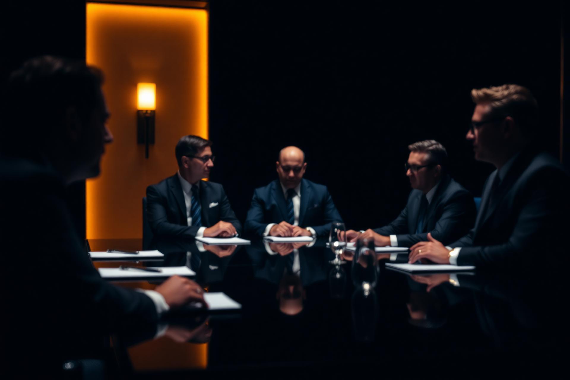 Reunión ejecutiva sobre liderazgo